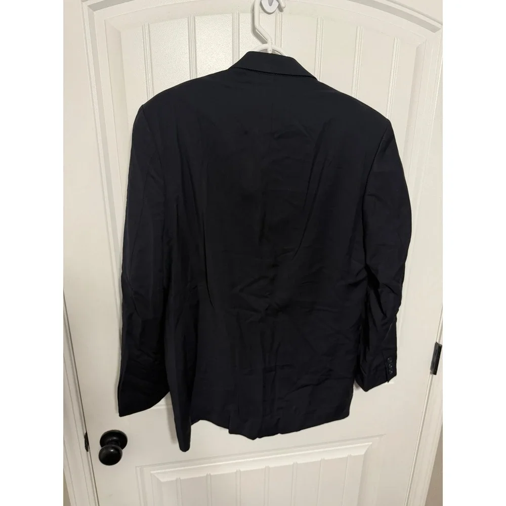 Joseph Feiss Blazer Mens 40 Regular Navy Blue 3 Button International EUC